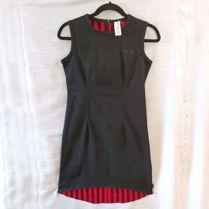 Emily The Strange Vintage Dress Y2K Goth Cosmic Debris Sample Small / Medium